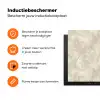 Beige - Reliëfstructuur - Natuursteen Inductie beschermer vinyl 3mm klein 276 -zzzzzzz-td-ups