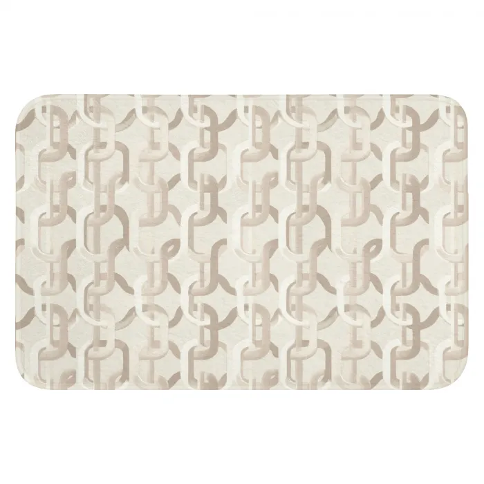 Motief - Abstract - Beige Badmat klein 997 -3d