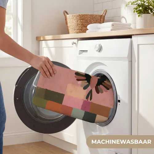 Illustratie - Vogel - Vlakken - Kleurrijk Badmat klein -USP_WasbaarNL
