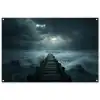 Steiger - Storm - Golven tuinposter los doek groot -3d