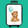 Leeuw met blauwe ballon Kinderkoffer - Zwart klein -zzz_website3d_nbs