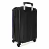 Lederen look lavendel paars NBS - Handbagage koffer - Kinderen Unisex middel -achterkant