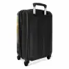 Kleurrijke aap met koptelefoon in graffiti stijl NBS - Handbagage koffer - Kinderen Unisex middel -achterkant