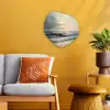 Strand - Zee - Zonsondergang Wandcirkel Organisch Forex 3mm klein -sfeer4