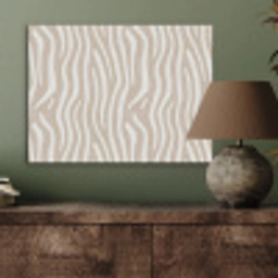 Abstract - Zebra - Beige PET vilt klein 837 -sfeer2