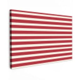 Strepen - Patroon - Rood canvas 2cm klein 34 -z3d