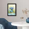 Lavendelbloemen - Quote - Gieter fotolijst zwart zonder passe partout klein -sfeer4