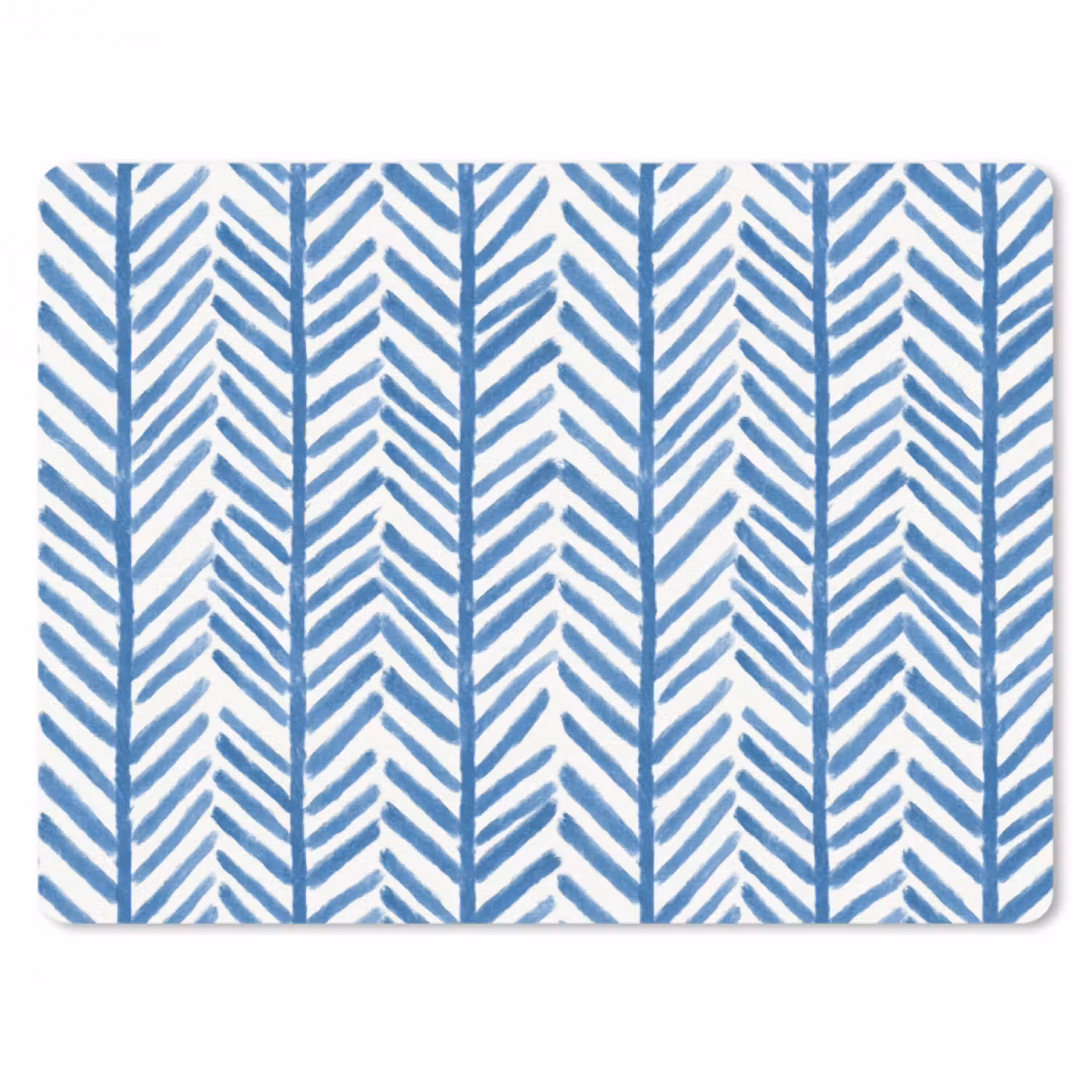 Patroon - Streep - Blauw muismat rubber klein 262 -3d
