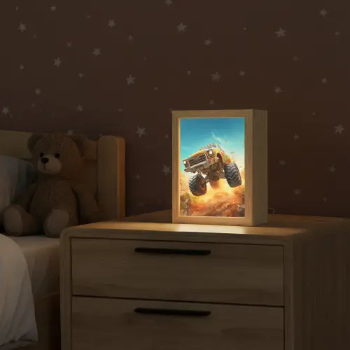Monstertruck - Kind - Jongen - Auto Light Box met kabel klein -sfeer1_kind
