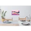 Abstract - Heuvels - Bomen - Groen Muursticker klein -eettafel