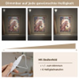 Paard - Natuur - Bloemen - Vlinders - Bos Light Box met kabel (Kinderlampje) klein -USP_dimbaarDE
