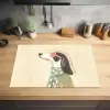 Quote - Hond - Zonnebril Inductie beschermer vinyl 3mm klein -sfeer5