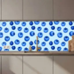 Bessen - Modern - Blauw keuken achterwand 2 middel 871 zz_3dshopping