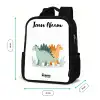 Dinos - Dieren - Sterren Rugzak - Zwart middel -productfoto_formaten