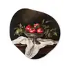 Granaatappels - Klassiek - Vintage Wandcirkel Organisch Forex 3mm klein -3d