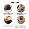 Dorp - Heuvels - Landschap - Bomen Inductie beschermer vinyl 3mm klein -zzzzzzz-td-werking