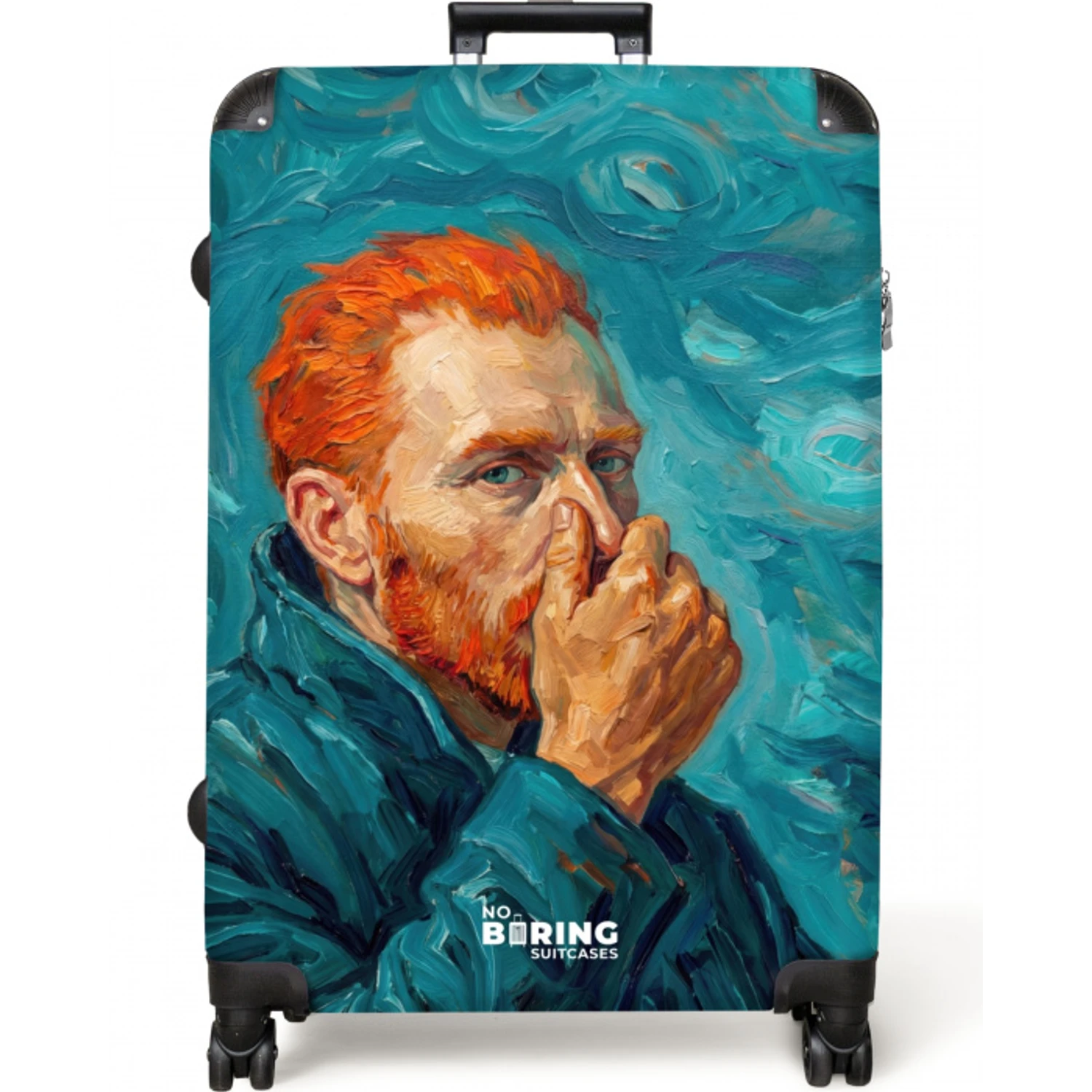 Portret - Klassiek - Blauw NBS - Large koffer - Volwassenen Unisex groot -zzzzzzzzkaufland2