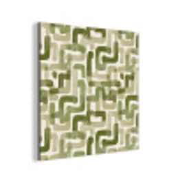 Modern - Grafisch - Groen aluminium wit klein 46 -3d
