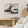 Abstract - Goud - Zilver - Vormen - Aesthetic PET vilt klein -sfeer3