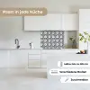 Borden - Bloemen - Blauw - Wit keuken achterwand 2 middel 865 -sfeer4_DE