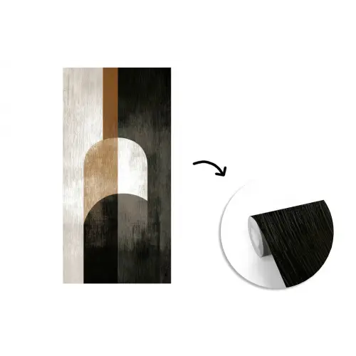 Geometrische - Vormen - Wit fotobehang vinyl groot -3d