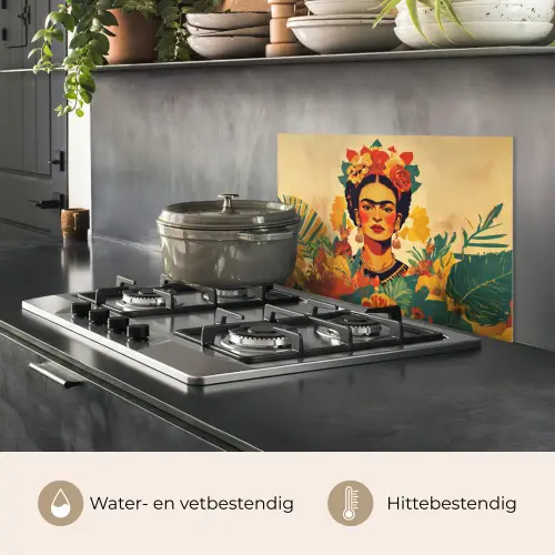Vrouwelijk - Bloemen - Sieraden keuken achterwand spatscherm klein -usp_NL