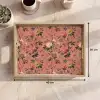 Klassiek - Botanisch - Roze Dienblad Rechthoek middel 911 -USP_Formaat