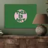 Cirkel - Roze - Tekst - Art PET vilt klein -sfeer2
