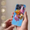 Ballonnen - Goud - Stervorm - Roze Telefoonhoesje iPhone 17 Pro klein -sfeer3_NL