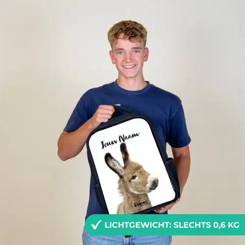 Eddy Ezel Rugzak - Zwart middel -sfeer7_NL