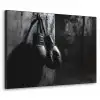 Bokshandschoenen - Muur - Duister - Zwart Textielframe - compleet frame klein -3d