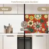 Design - Bloemen - Hippie - Retro keuken achterwand 2 middel 871 -voor-na2_NL