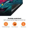 Banen - Golven - Kleurrijk - Abstract Inductie beschermer vinyl 3mm klein -zzzzzzz-td-onderkant