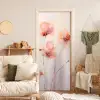 Klaproos - Bloemen - Kunst - Abstract - Watercolor deurposter klein -sfeer2