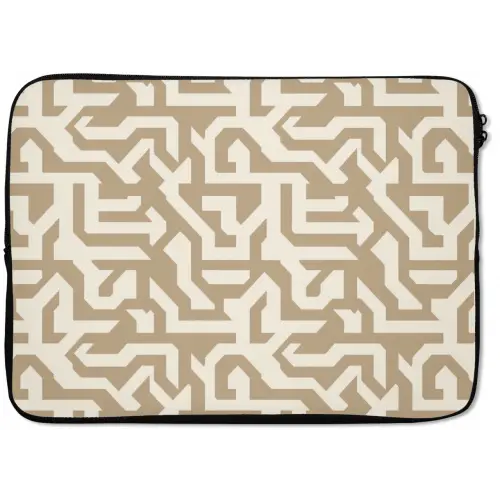 Modern - Abstract - Beige laptophoes neopreen klein 279 -zkaufland3dotto