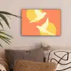 Vogels - Cirkels - Geel canvas 2cm klein -sfeer1