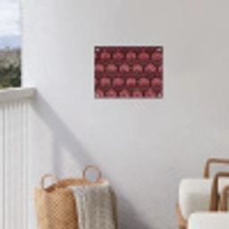 Bloemen - Waaier - Paars tuinposter los doek klein 239 -sfeer8