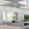 Vaas - Eieren - Bloemen keuken achterwand spatscherm klein -3d_schuin
