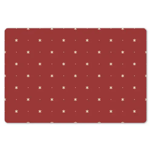 Patroon - Stippen - Sterren - Rood Placemat vinyl groot 368 -zzsfeer1_Kitchenyeah-website