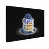Pannenkoeken - Blauwe Bessen - Bord canvas 2cm klein -z3d