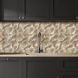 Waaierstructuren - Beige - Vezeltextuur keuken achterwand 2 middel 871 -sfeer1