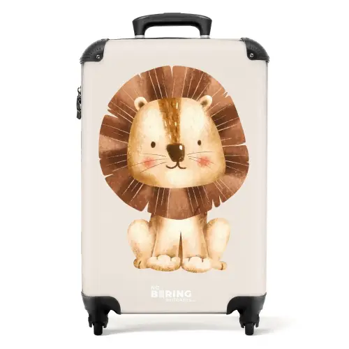 Lamar Leeuw Koffer - NBS - Handbagage middel -productfoto_recht