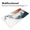 Abstract - Golven - Blauw Muismat XXL klein -sfeer4