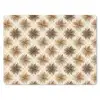 Geografisch - Patroon - Bruin muismat rubber klein 262 -3d
