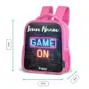Game - Neon - Muur Kinderrugzak - Roze middel -productfoto_formaten