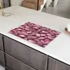 Roze - Glanzende - Stenen Inductie beschermer vinyl 3mm klein 276 -sfeer8