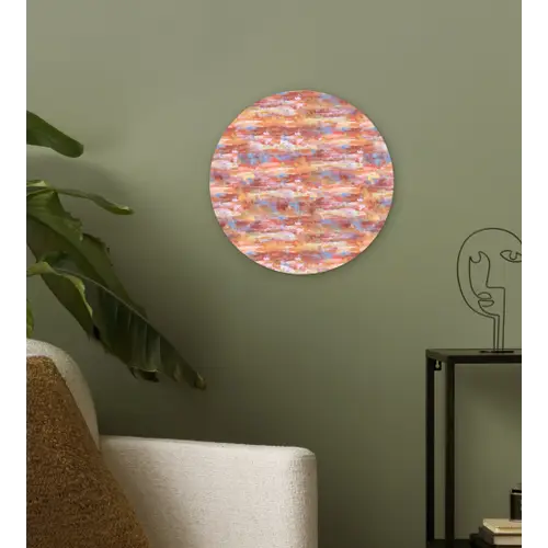 Vloeiend - Olie - Verf - Kleur Wandcirkel plexiglas klein 852 -sfeer3