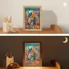 Paard - Bloemen - Schilderij - Natuur - Verf Light Box met kabel (Kinderlampje) klein -sfeer3_kind