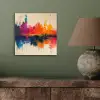 Watercolor - Kunst - Modern aluminium wit klein -sfeer2