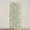 Waaier - Blad - Groen deurposter klein 289 -3d_beige